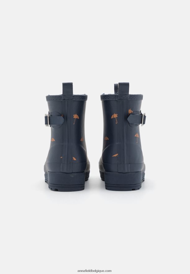 femmes bottes en caoutchouc bleu foncé Anna FieldNHH26B2273