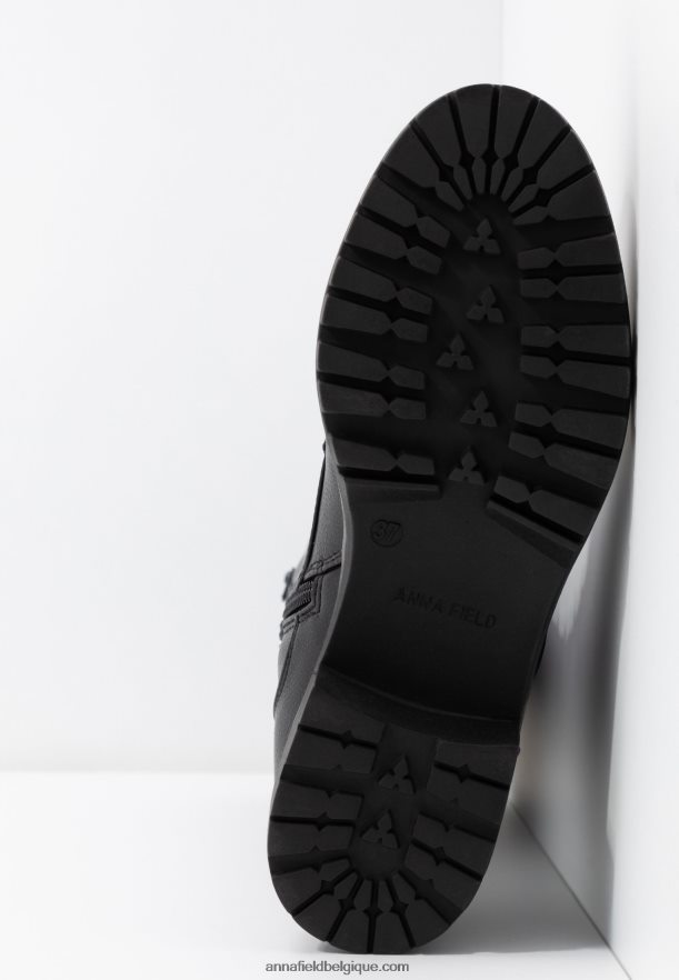 femmes bottes à lacets noires Anna FieldNHH26B2222