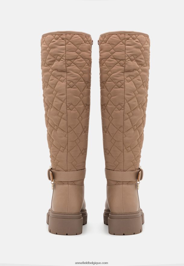 femmes bottes à plateforme beiges Anna FieldNHH26B2248