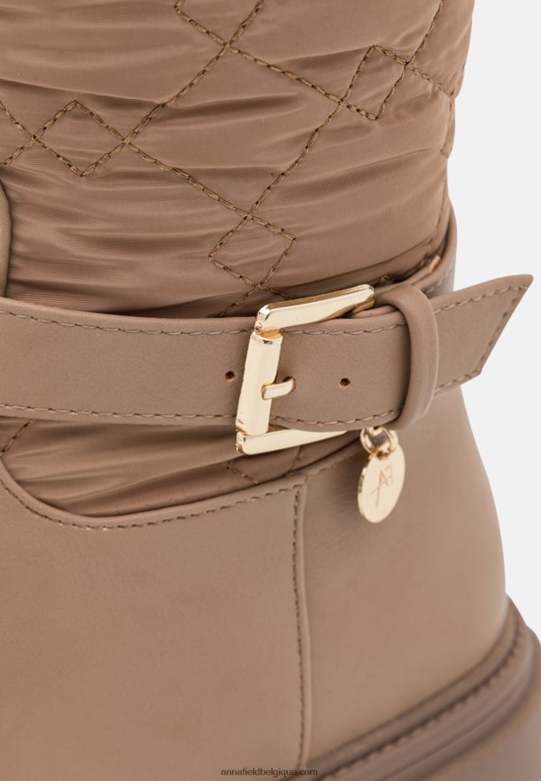 femmes bottes à plateforme beiges Anna FieldNHH26B2248