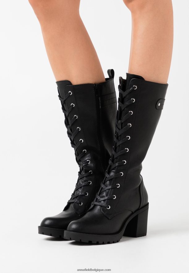 femmes bottes à plateforme noir Anna FieldNHH26B2220