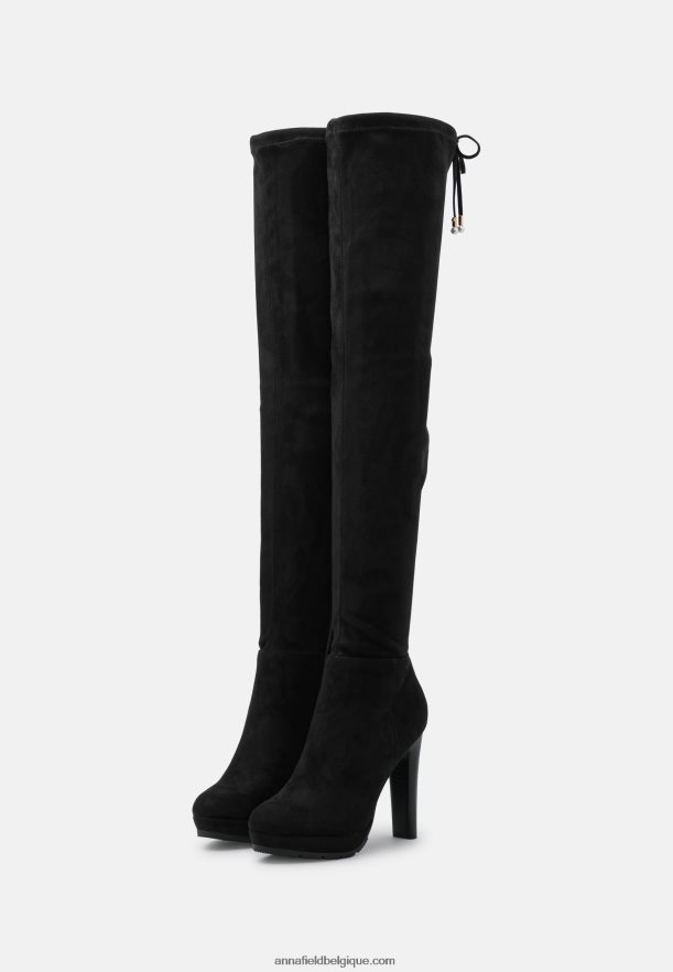 femmes bottes à plateforme noir Anna FieldNHH26B2241