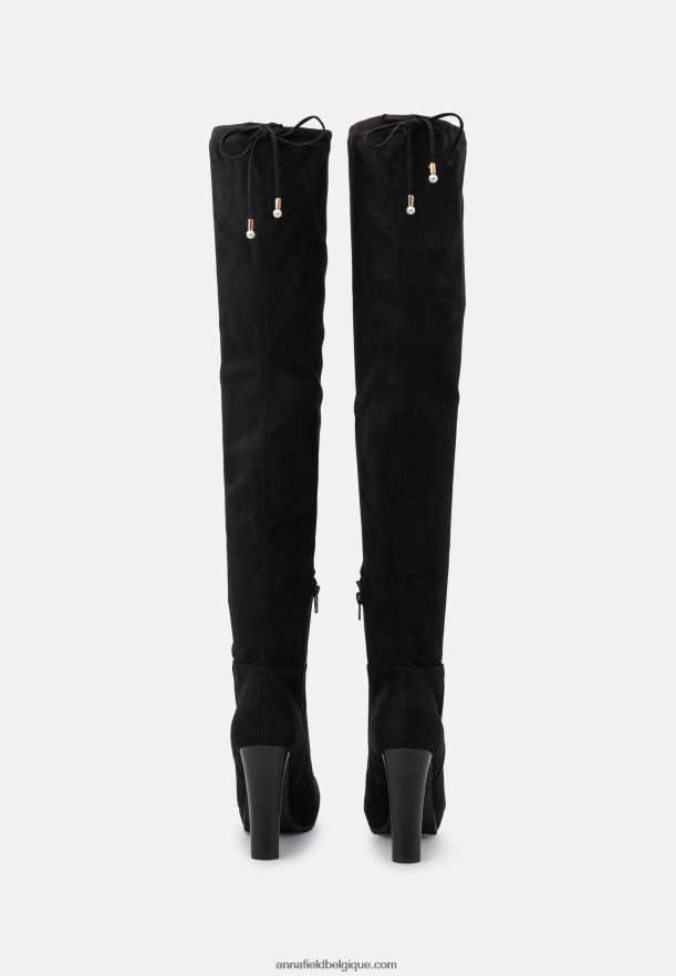 femmes bottes à plateforme noir Anna FieldNHH26B2241