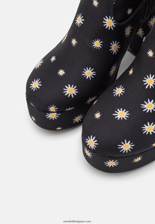 femmes bottes à plateforme noir Anna FieldNHH26B2250