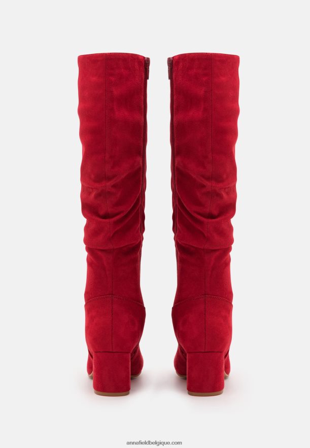 femmes bottes rouges Anna FieldNHH26B2208