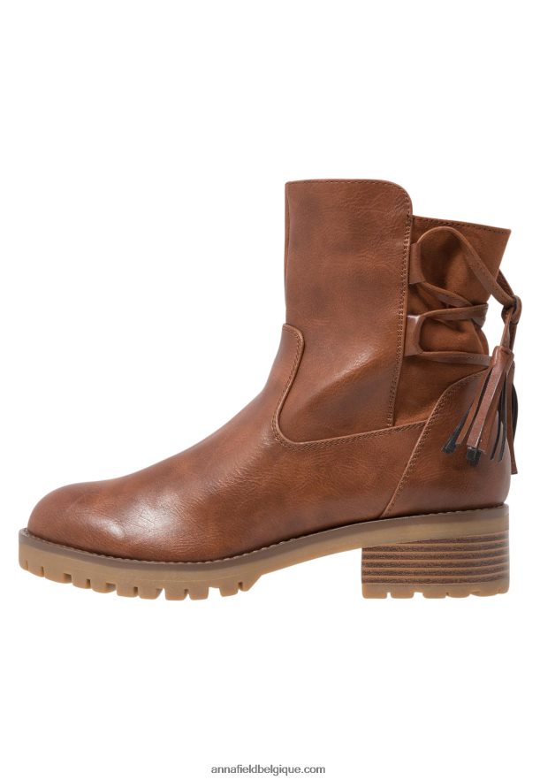 femmes botte d'hiver bottines classiques cognac Anna FieldNHH26B1996