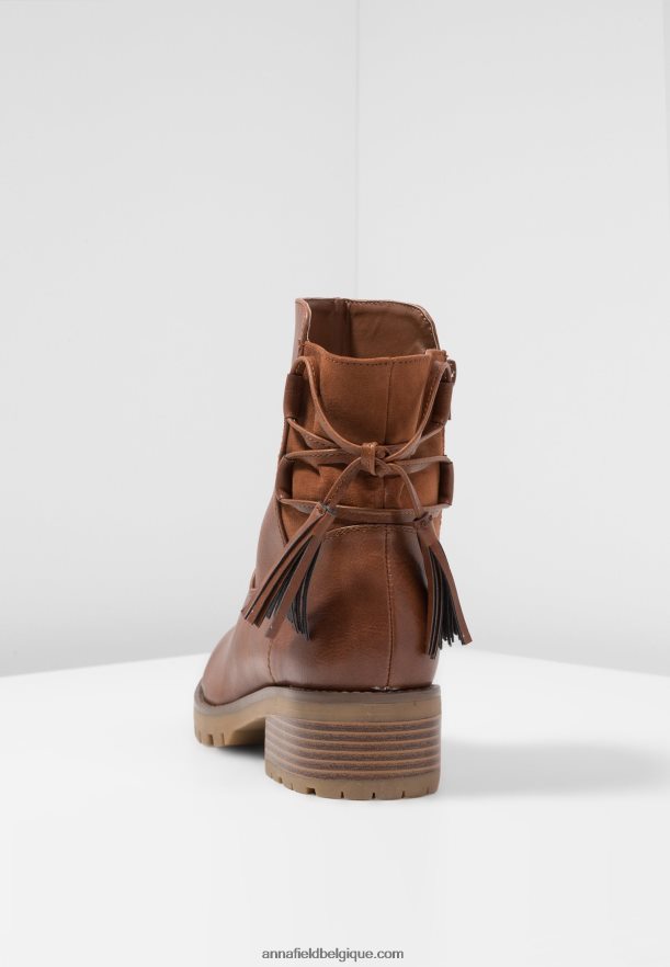 femmes botte d'hiver bottines classiques cognac Anna FieldNHH26B1996