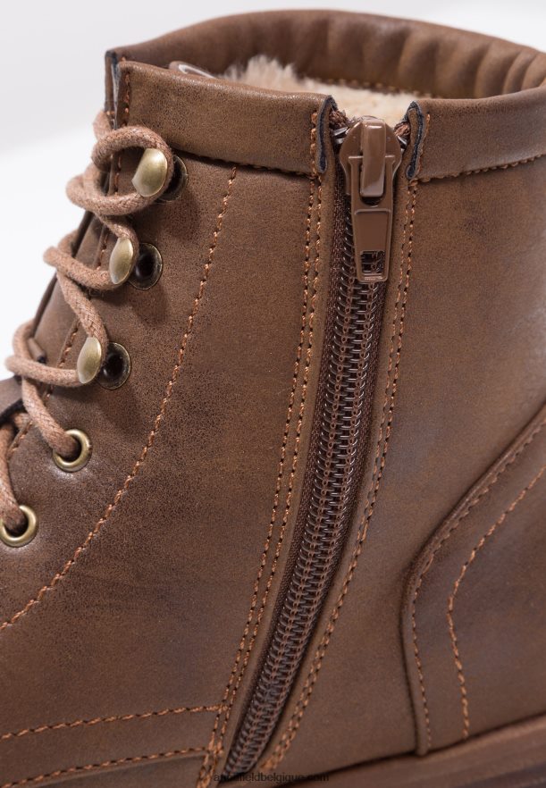 femmes botte d'hiver bottines à lacets café Anna FieldNHH26B2015