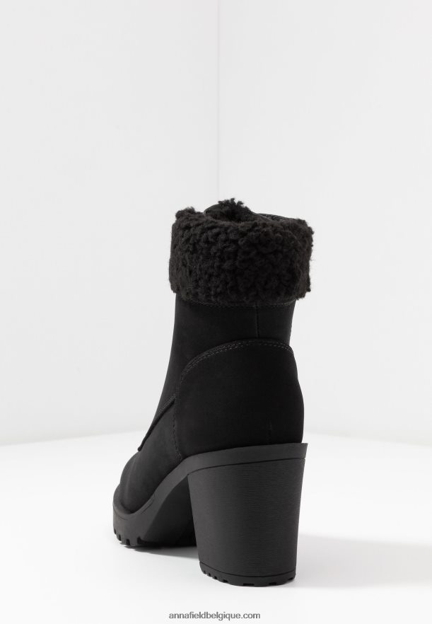 femmes botte d'hiver bottines à plateforme noir Anna FieldNHH26B2044