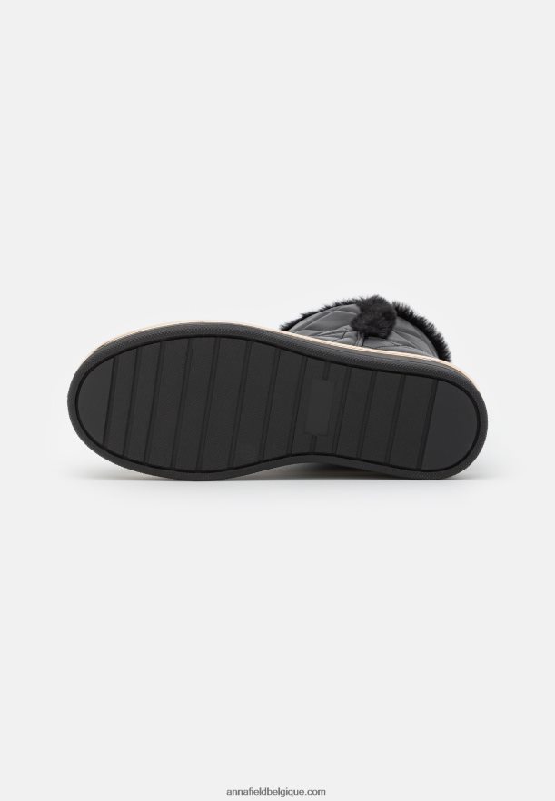 femmes botte d'hiver bottines à plateforme noir Anna FieldNHH26B2057