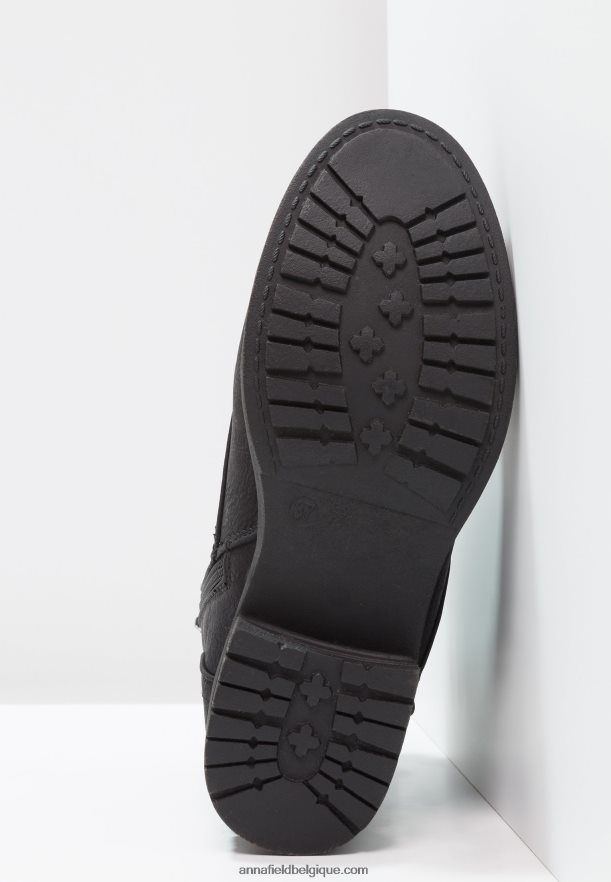 femmes bottes d'hiver bottines à lacets noir Anna FieldNHH26B2012