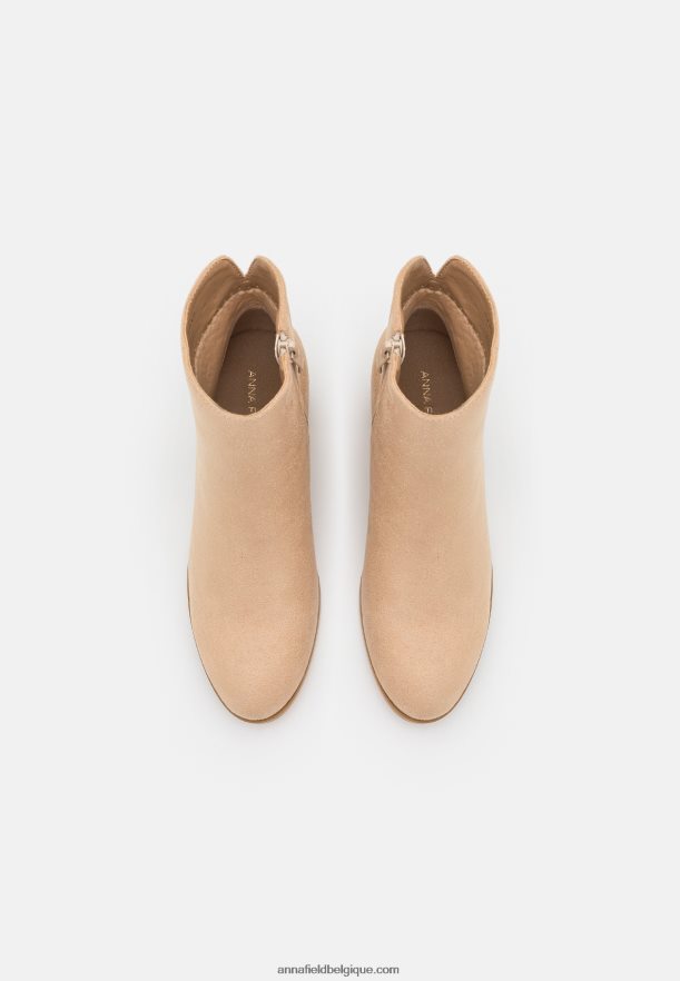 femmes bottines beiges Anna FieldNHH26B1945