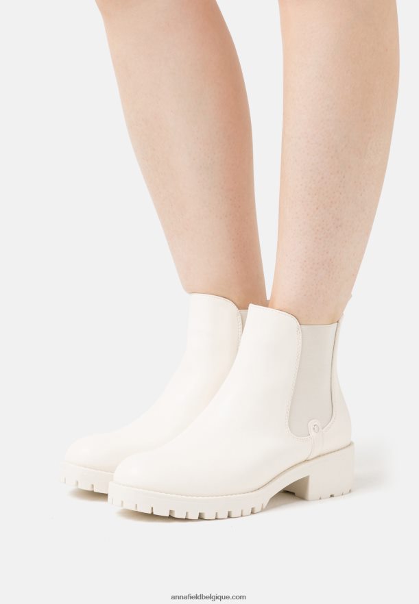 femmes bottines blanches Anna FieldNHH26B1953
