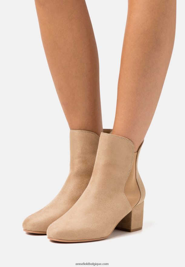 femmes bottines classiques beige Anna FieldNHH26B1892