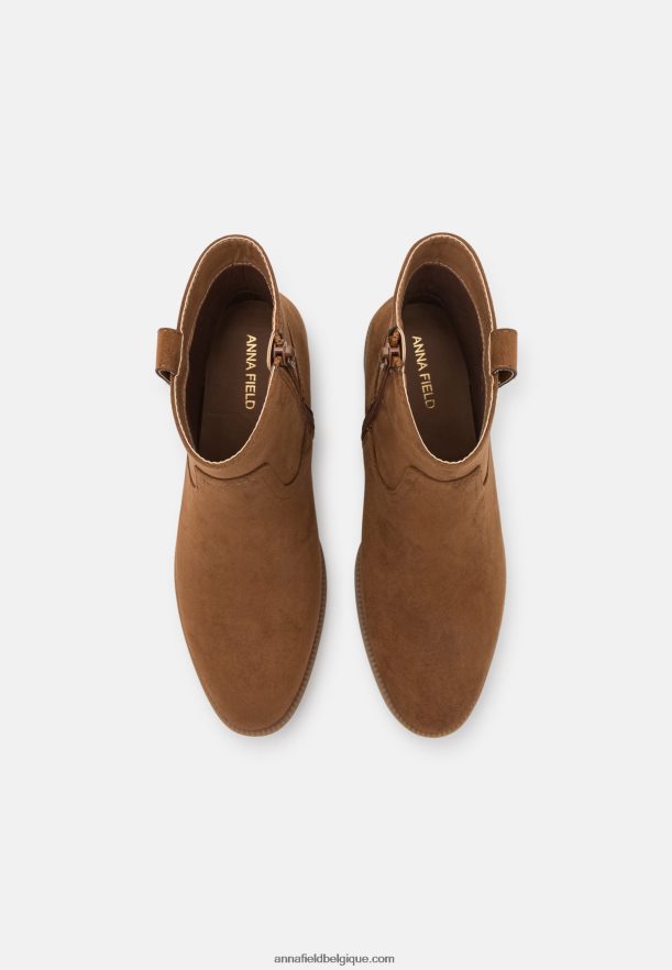 femmes bottines classiques cognac Anna FieldNHH26B1912