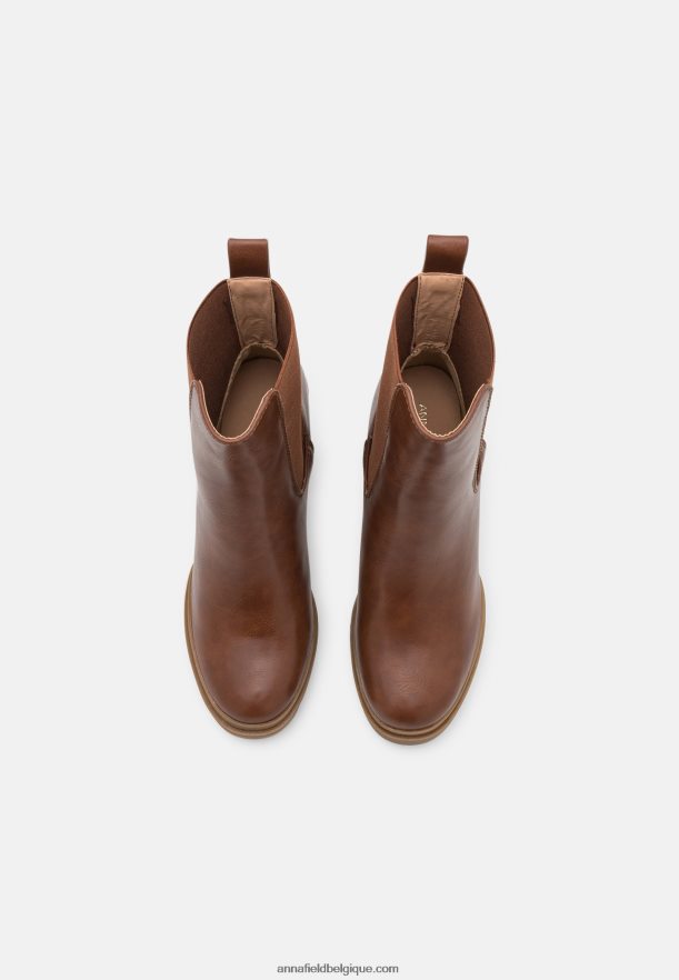femmes bottines classiques cognac Anna FieldNHH26B1920