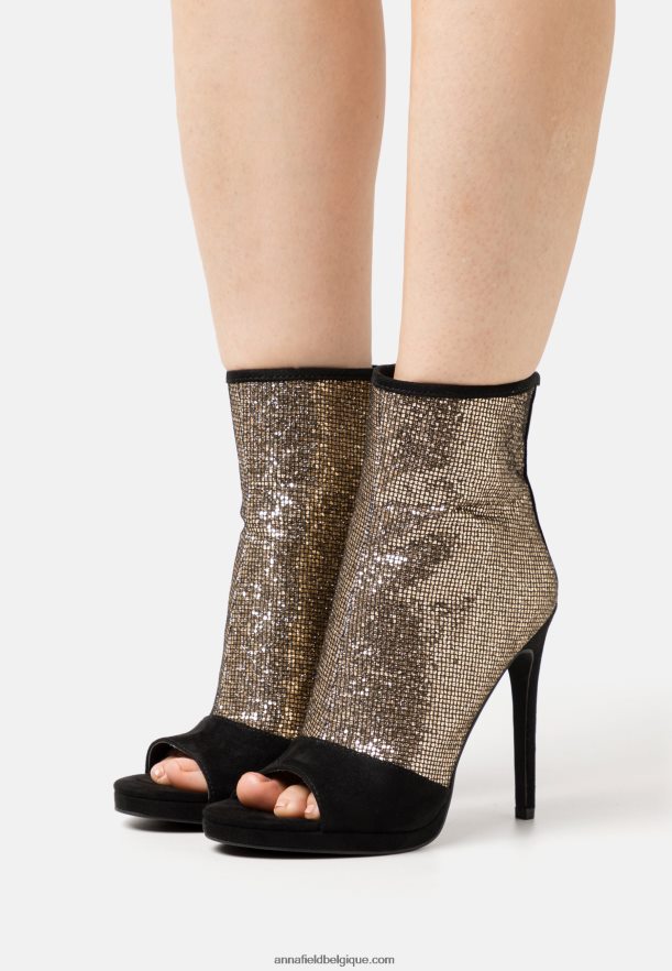 femmes bottines classiques dorées Anna FieldNHH26B1915