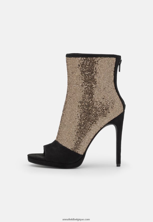 femmes bottines classiques dorées Anna FieldNHH26B1915