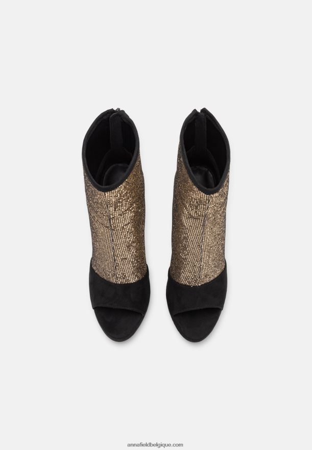 femmes bottines classiques dorées Anna FieldNHH26B1915
