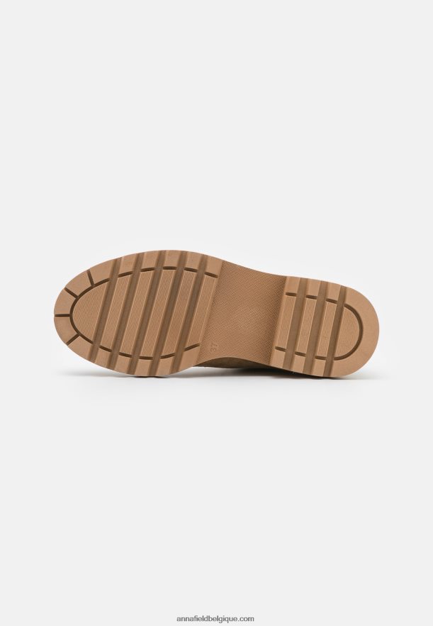 femmes bottines classiques en cuir beige Anna FieldNHH26B1946