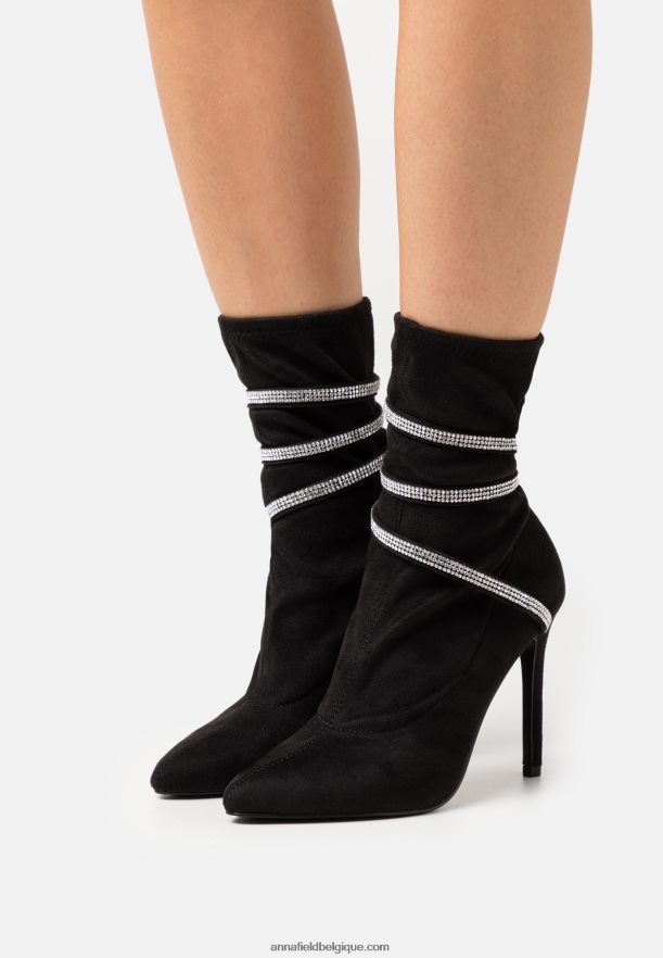 femmes bottines classiques noires Anna FieldNHH26B1939