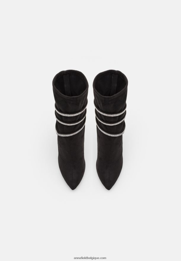 femmes bottines classiques noires Anna FieldNHH26B1939