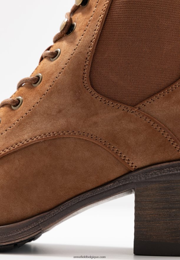 femmes bottines cognac Anna FieldNHH26B1914