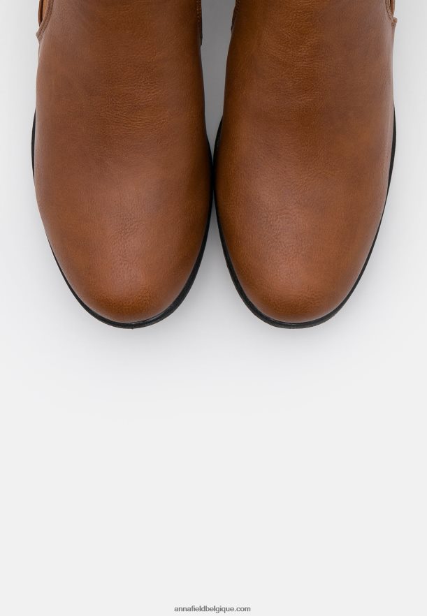 femmes bottines cognac Anna FieldNHH26B1956