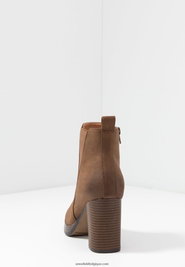 femmes bottines cognac Anna FieldNHH26B1991