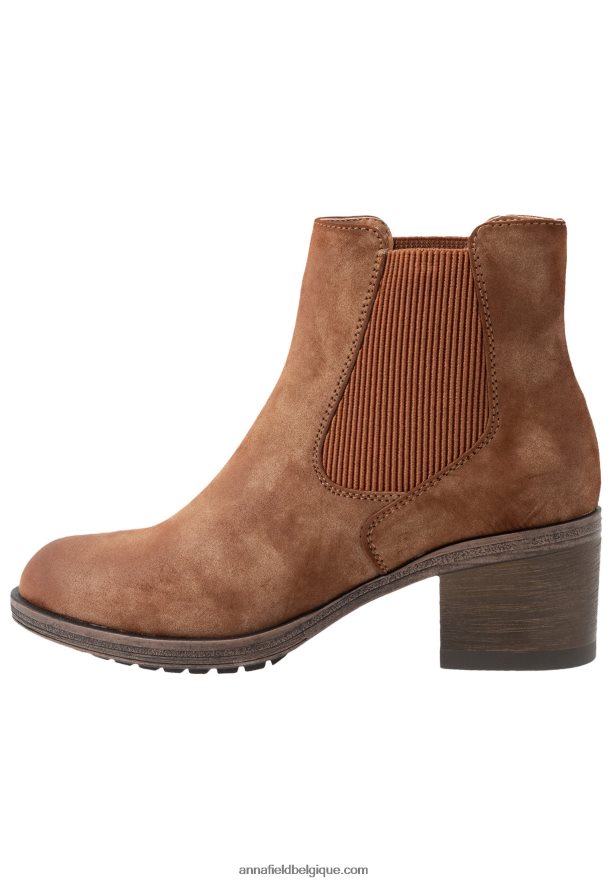 femmes bottines cognac Anna FieldNHH26B1994