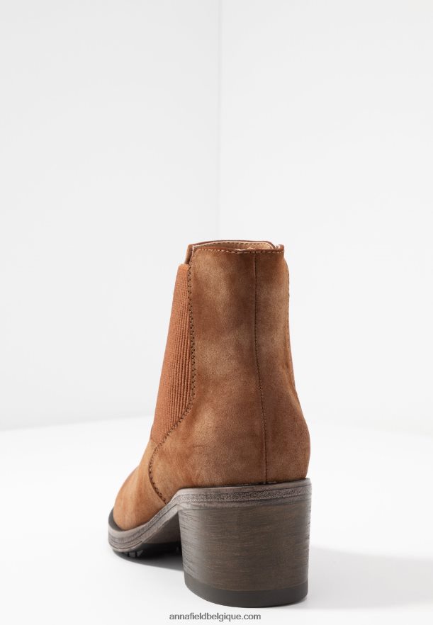 femmes bottines cognac Anna FieldNHH26B1994
