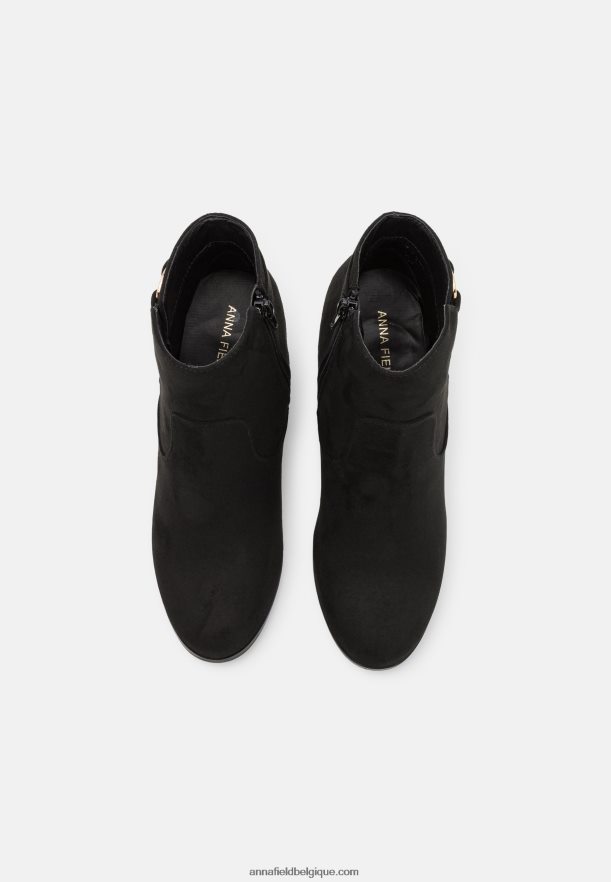 femmes bottines compensées noires Anna FieldNHH26B1897