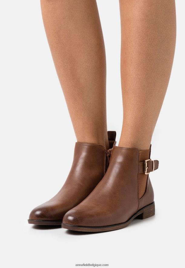 femmes bottines confort cognac Anna FieldNHH26B1899