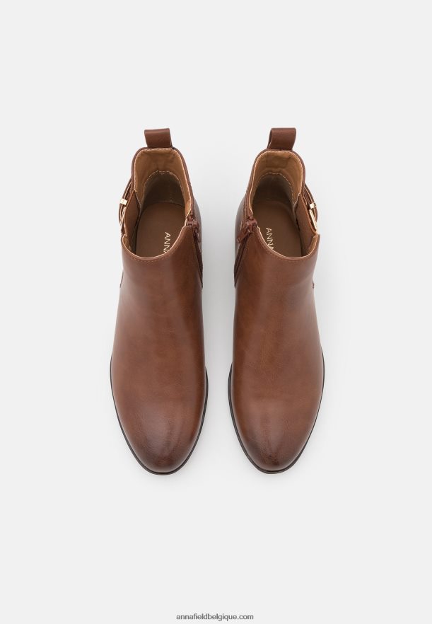 femmes bottines confort cognac Anna FieldNHH26B1899