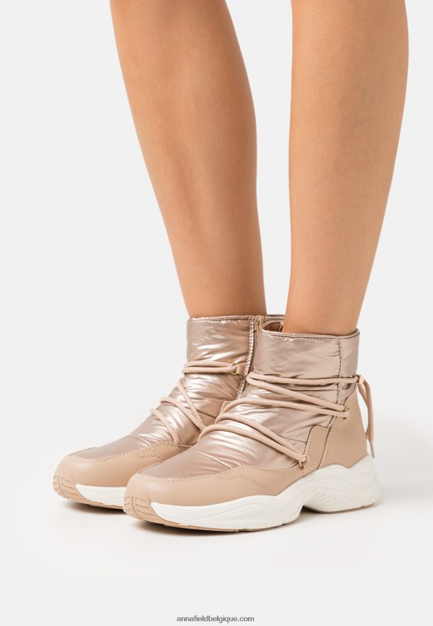 femmes bottines couleur or rose Anna FieldNHH26B1975
