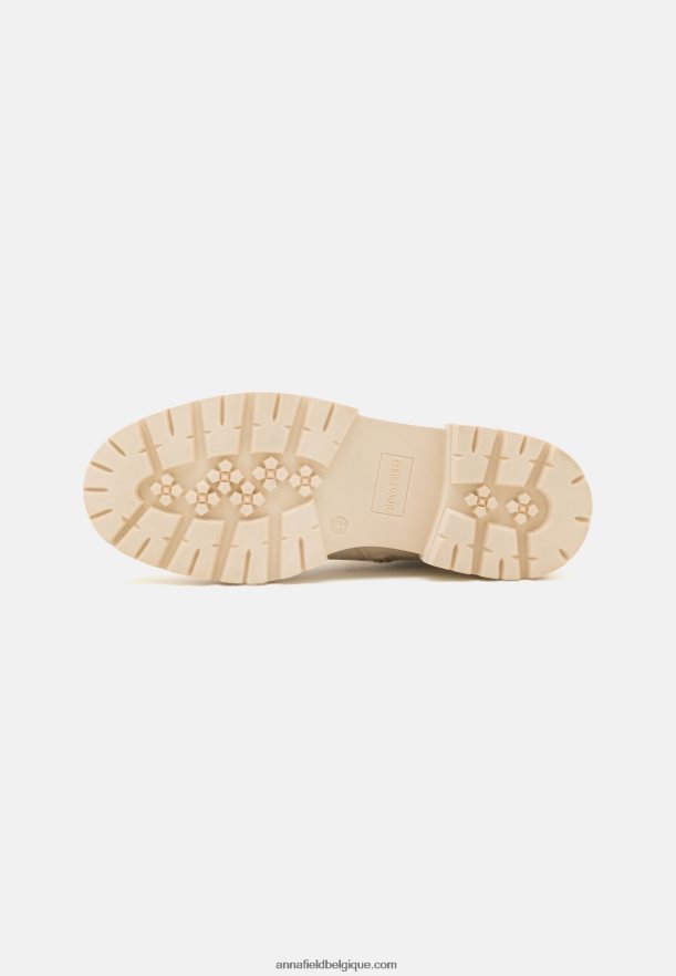 femmes bottines à lacets blanc cassé Anna FieldNHH26B2033