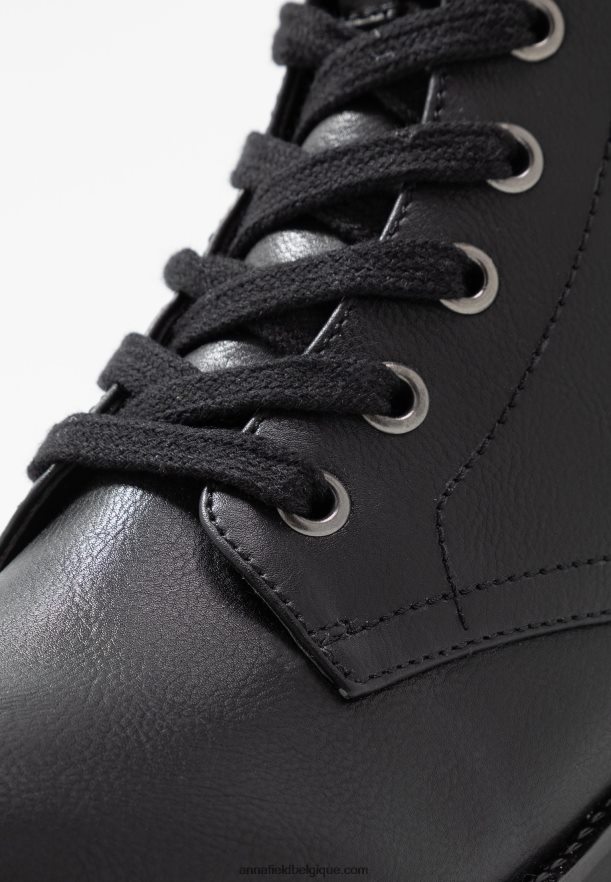 femmes bottines à lacets confort noir Anna FieldNHH26B2041