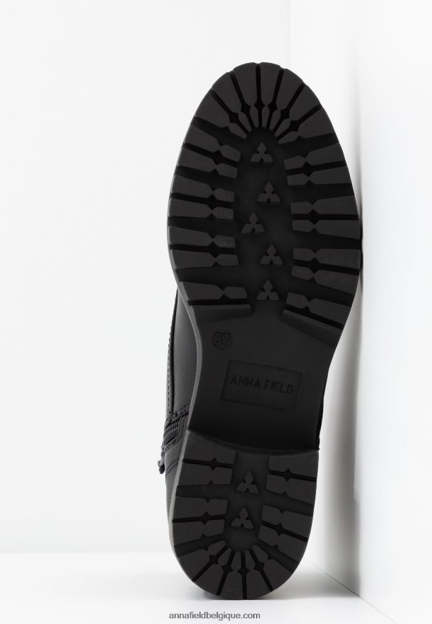 femmes bottines à lacets confort noir Anna FieldNHH26B2041