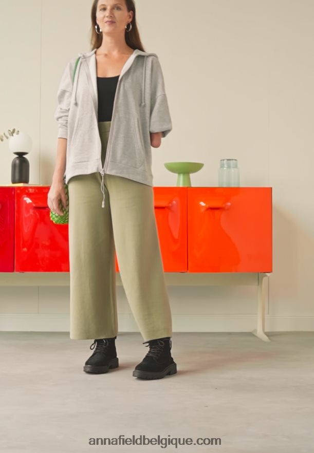 femmes bottines à lacets noires Anna FieldNHH26B2038