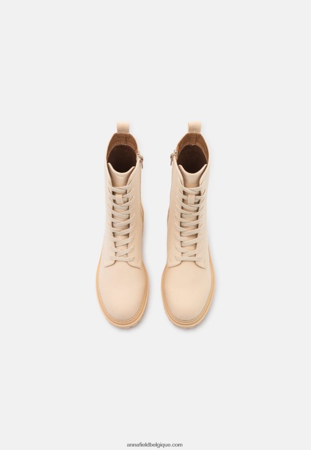 femmes bottines plateforme beige Anna FieldNHH26B2023