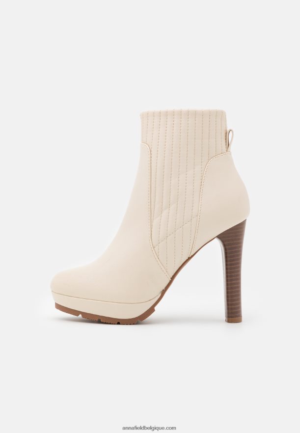 femmes bottines à plateforme blanc cassé Anna FieldNHH26B2058