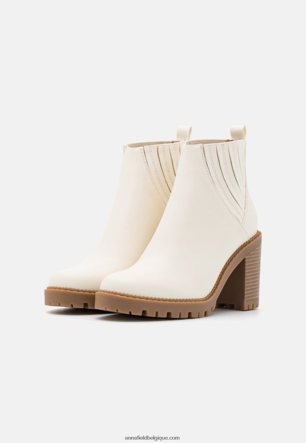 femmes bottines à talons hauts blanches Anna FieldNHH26B1960