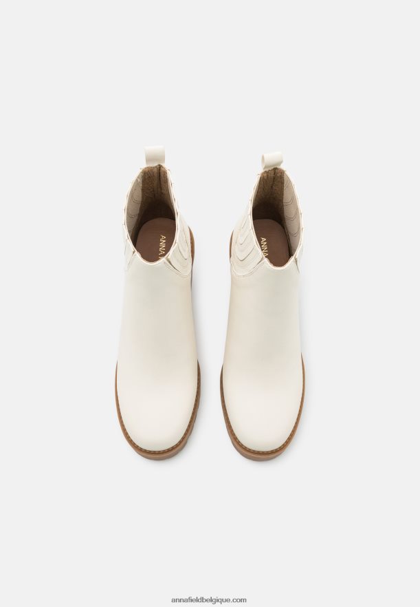 femmes bottines à talons hauts blanches Anna FieldNHH26B1960