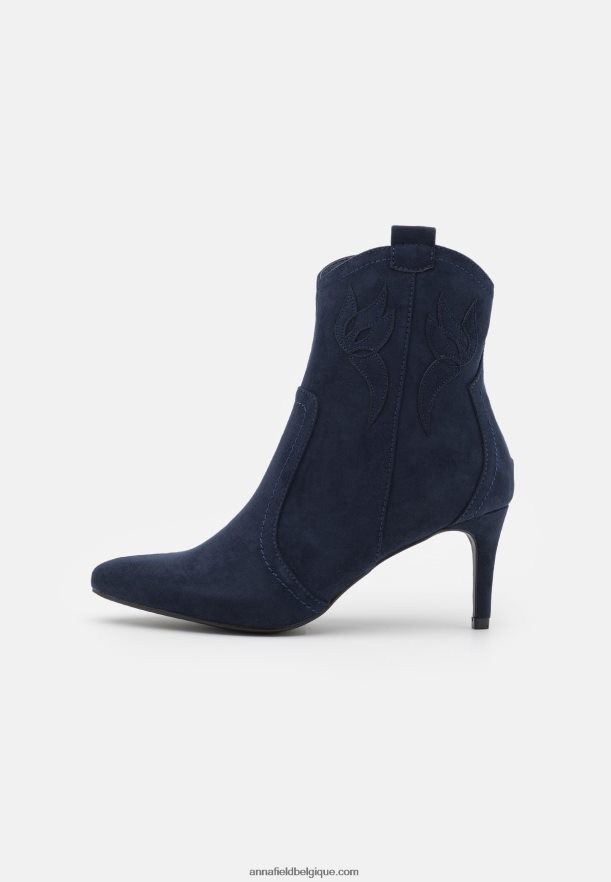 femmes bottines à talons hauts bleu foncé Anna FieldNHH26B2047