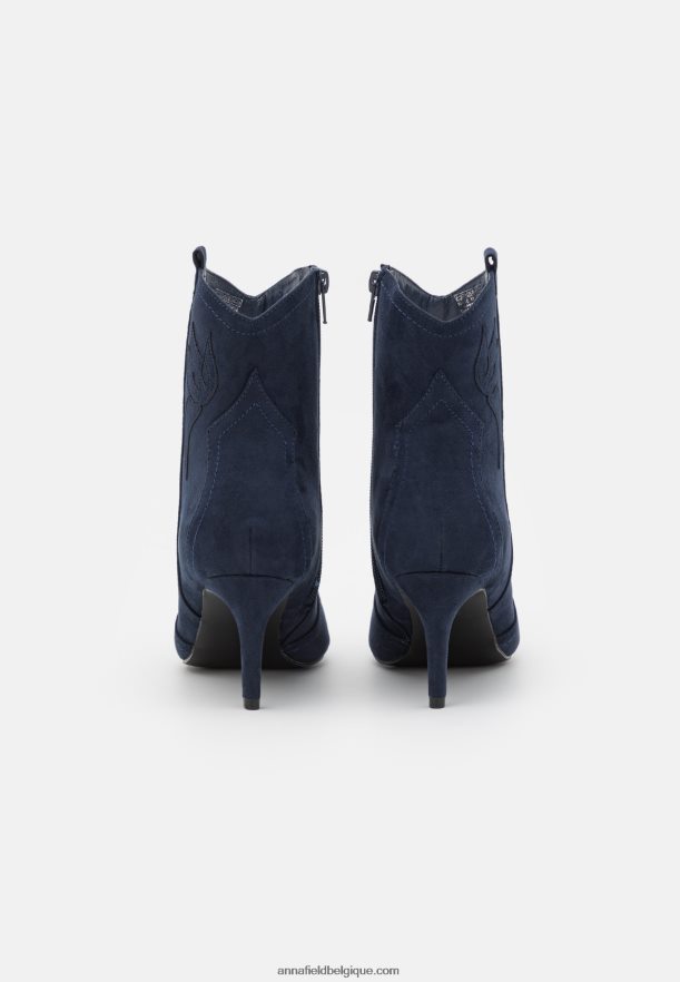 femmes bottines à talons hauts bleu foncé Anna FieldNHH26B2047