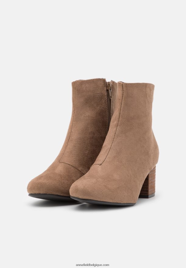 femmes bottines taupe Anna FieldNHH26B1906