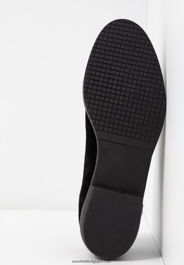 femmes chaussures à lacets en cuir noir Anna FieldNHH26B1854