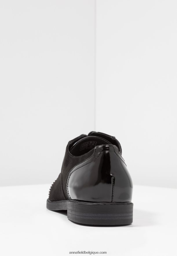 femmes chaussures à lacets noires Anna FieldNHH26B1851