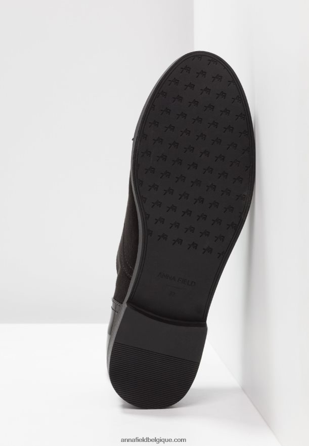 femmes chaussures à lacets noires Anna FieldNHH26B1851