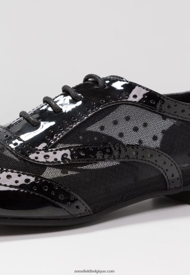 femmes chaussures à lacets noires Anna FieldNHH26B1853